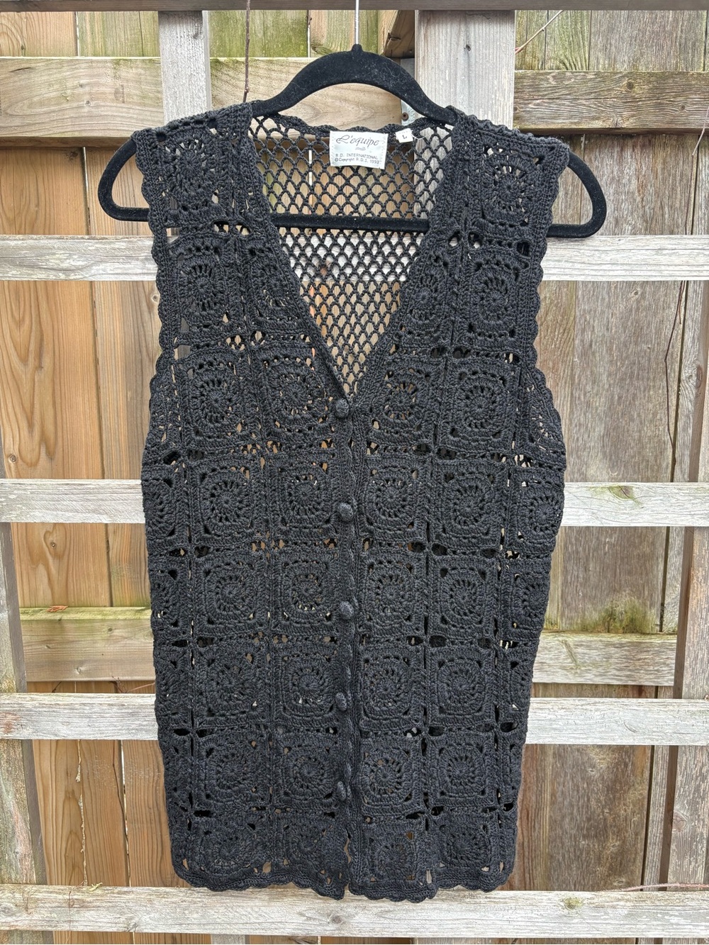 Vintage Crochet Vest – Boho Layering Staple